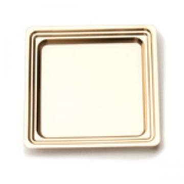 MINI VASSOIO ORO QUADRATO CM 9X9 PZ 100